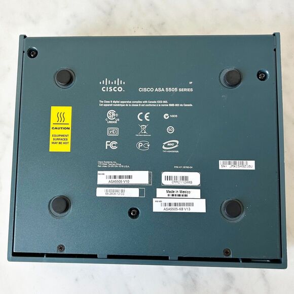 Cisco ASA 5505 Series Router Firewall Security Appliance w/AC/DC Adapter - Picture 5 of 8